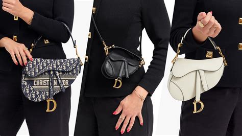 christian dior saddle bag sizes